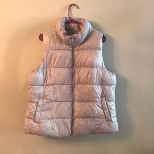 Grey/blue Old Navy puff vest